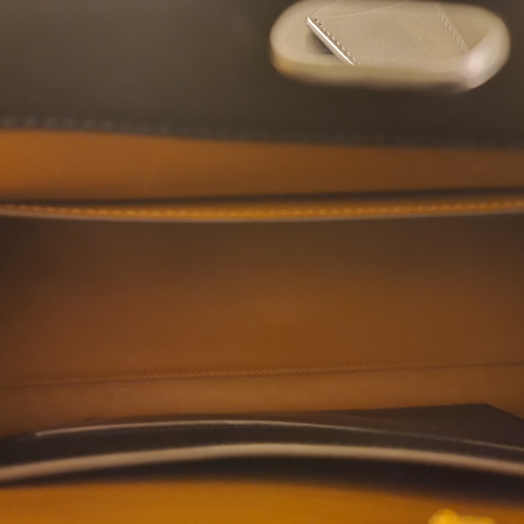 Tory Burch Black Travel Bag with Gold Accents - Picture 10 of 11